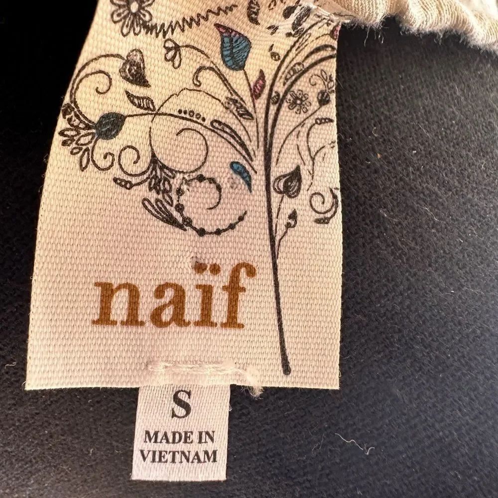 NAÏF lined tiered ivory rayon sundress - Picture 8 of 15